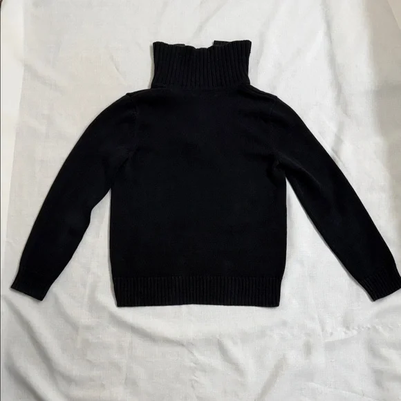 Vintage Ralph Lauren Women’s Medium Black Sweater With Gold Detail Women’s Med - Picture 5 of 5